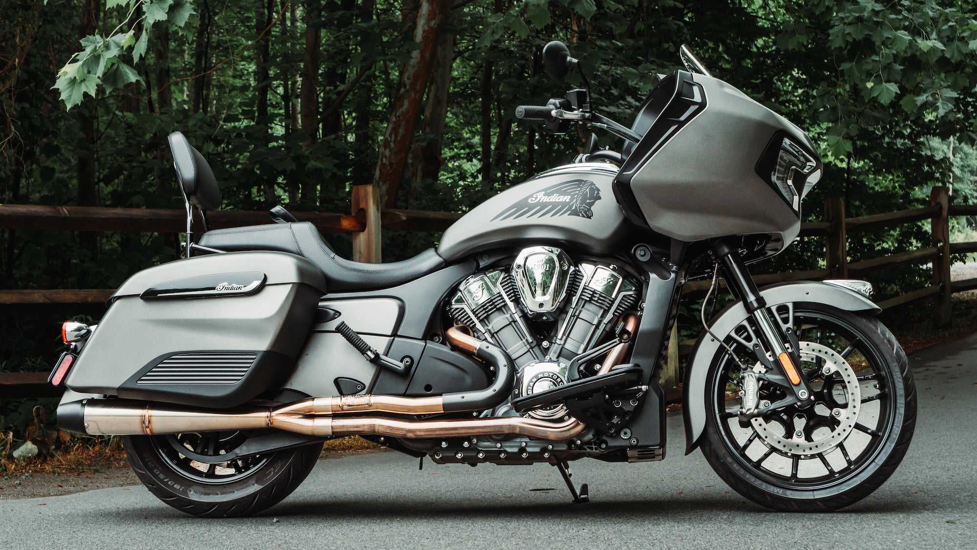 ステカチュンチュンXL Sawicki Exhaust for Indian Challenger & Pursuit (2019–2024) | Mid