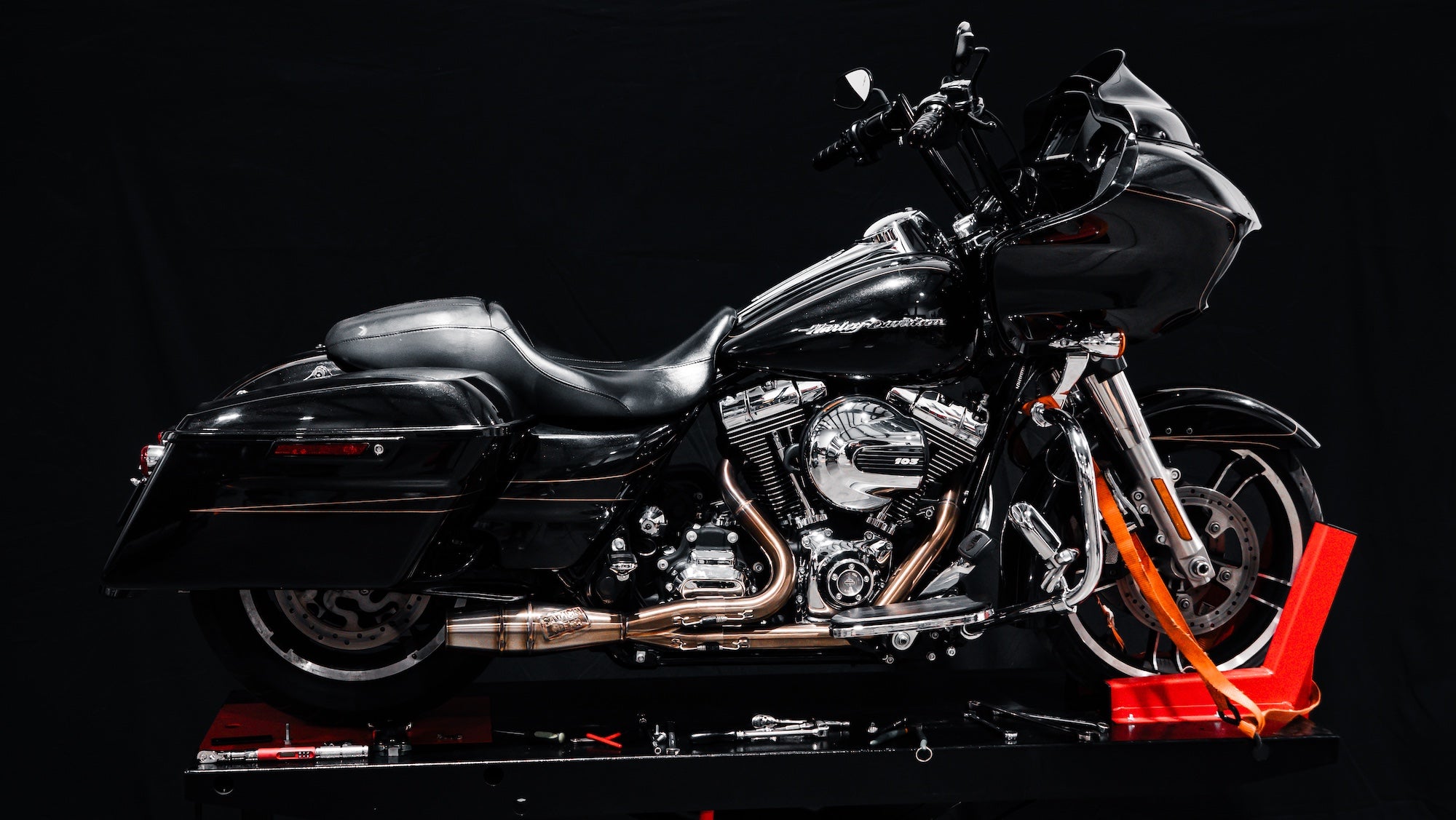 Intimidator Exhaust for Harley-Davidson Twin Cam Touring Bagger