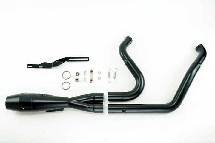 Sawicki Speed's shorty exhaust for Harley twin cam bagger models