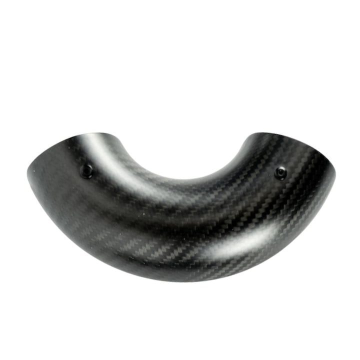 Universal Carbon Fiber Heat Shield – 4" CLR Curved