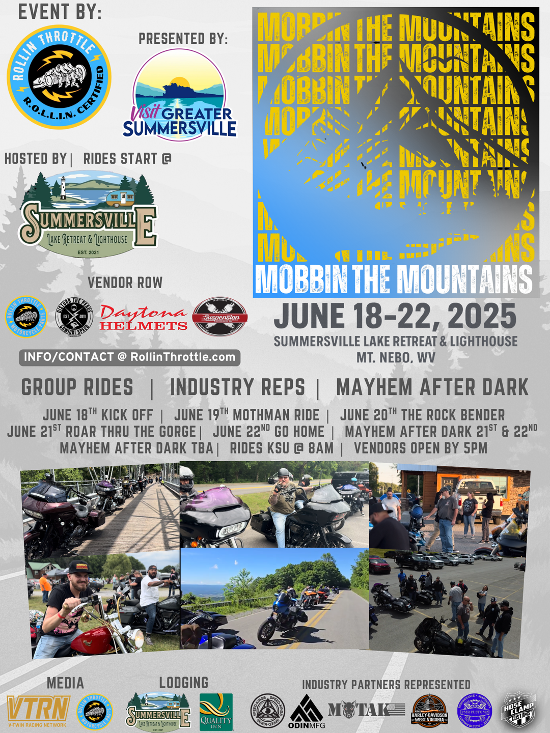 Join us for Mobbin' the Mountains – June 18-22