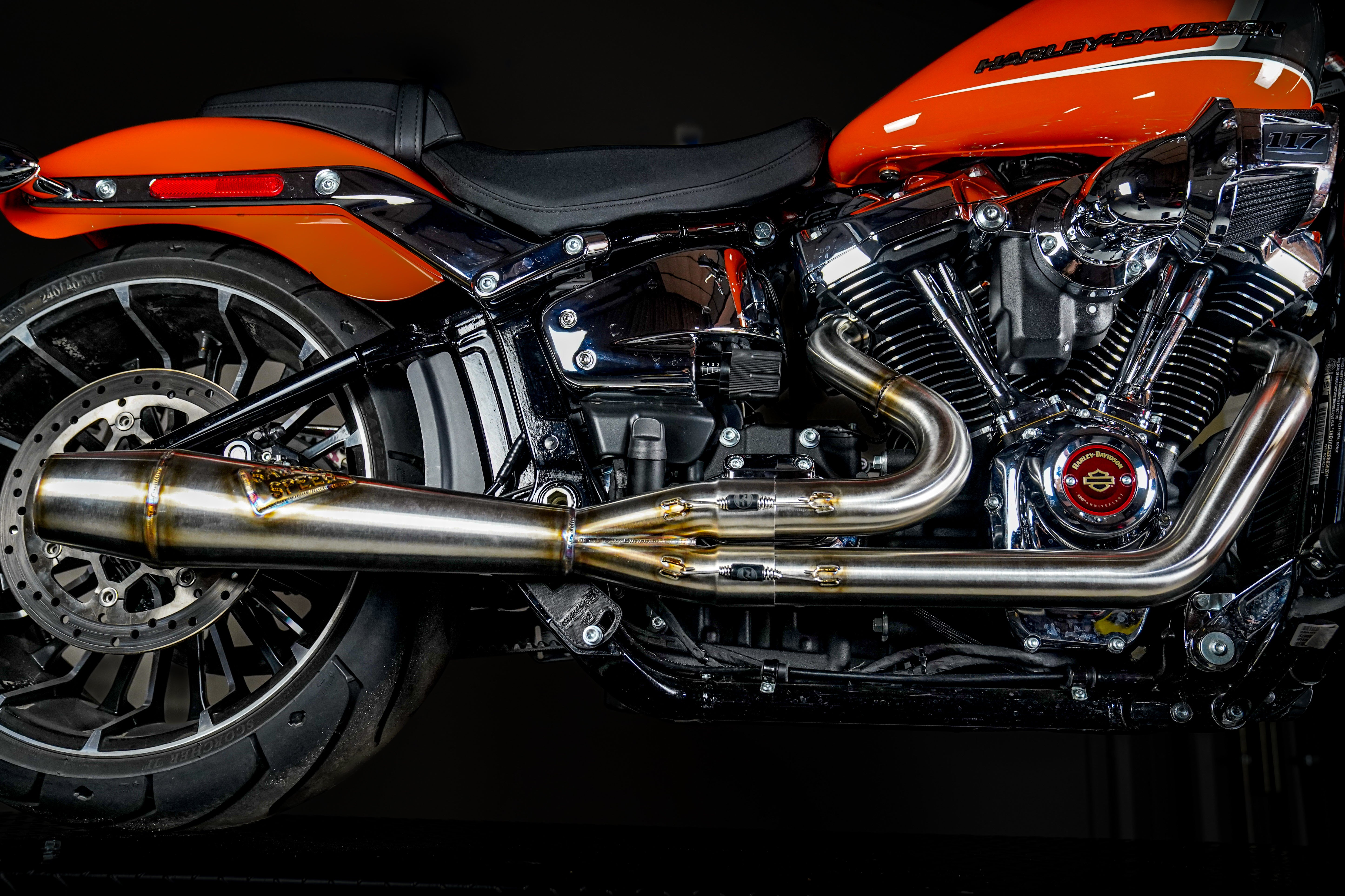 2018 fatboy aftermarket exhaust hot sale