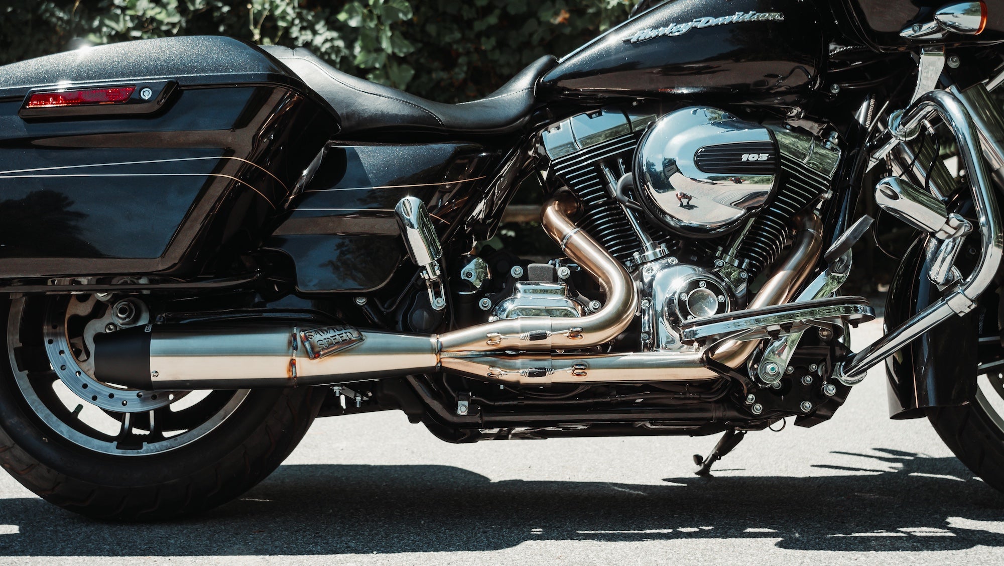 ハーレー　エキパイ Intimidator Exhaust for Harley-Davidson Twin Cam Touring Bagger