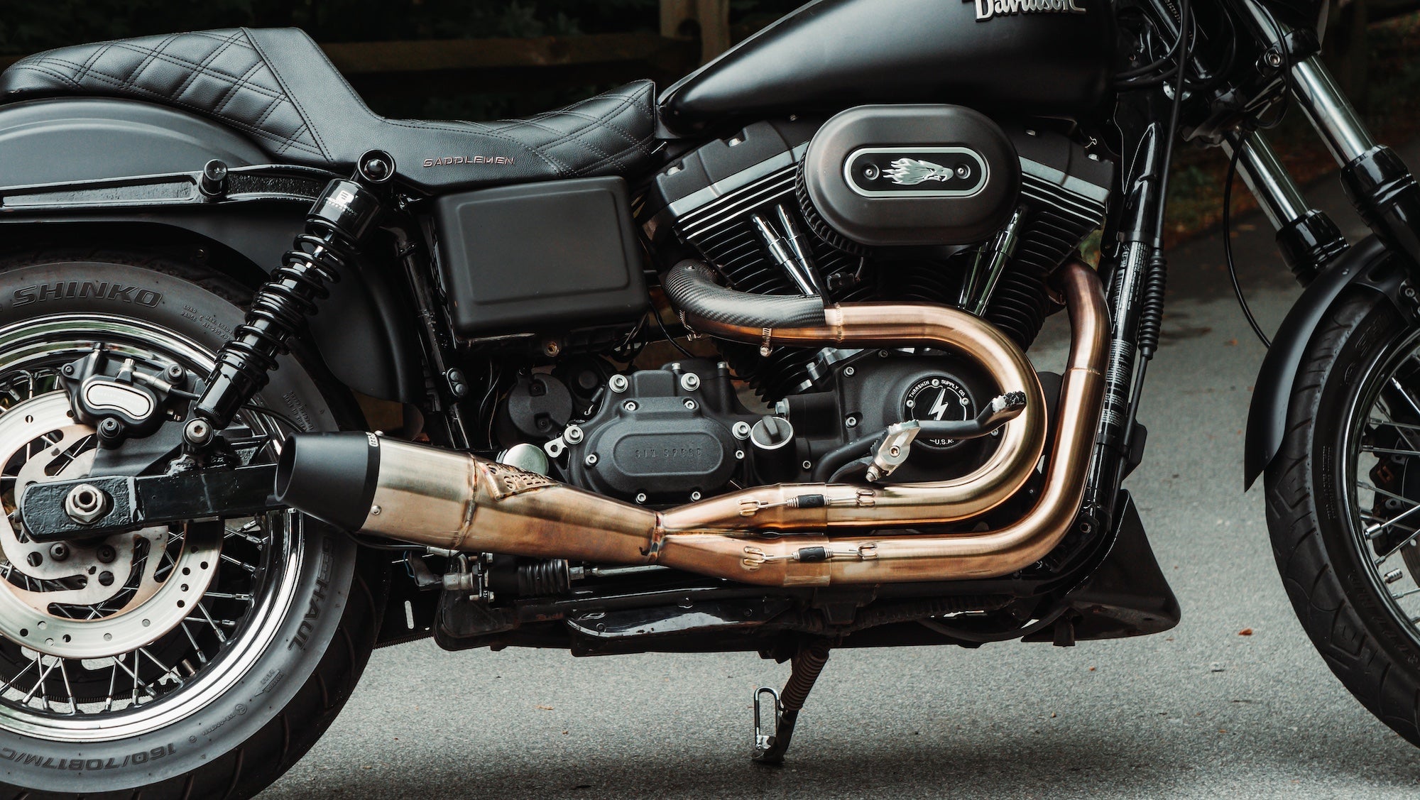 Sawicki Big Inch Exhaust for Harley Dyna (1991-2017) | Shorty