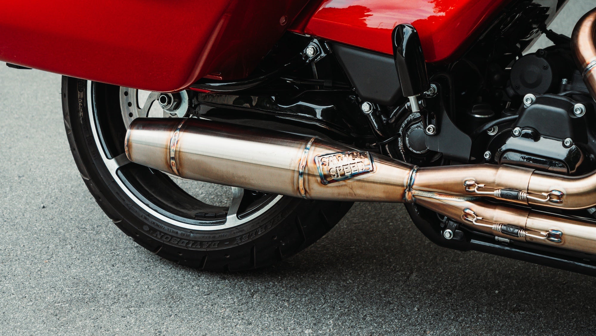 Intimidator Exhaust for Harley-Davidson M8 Touring Bagger CVO