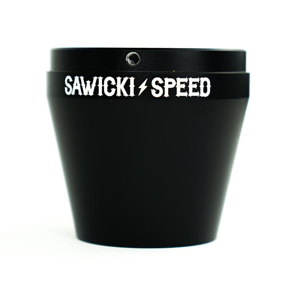 Sawicki Speed's black billet replacement end cap