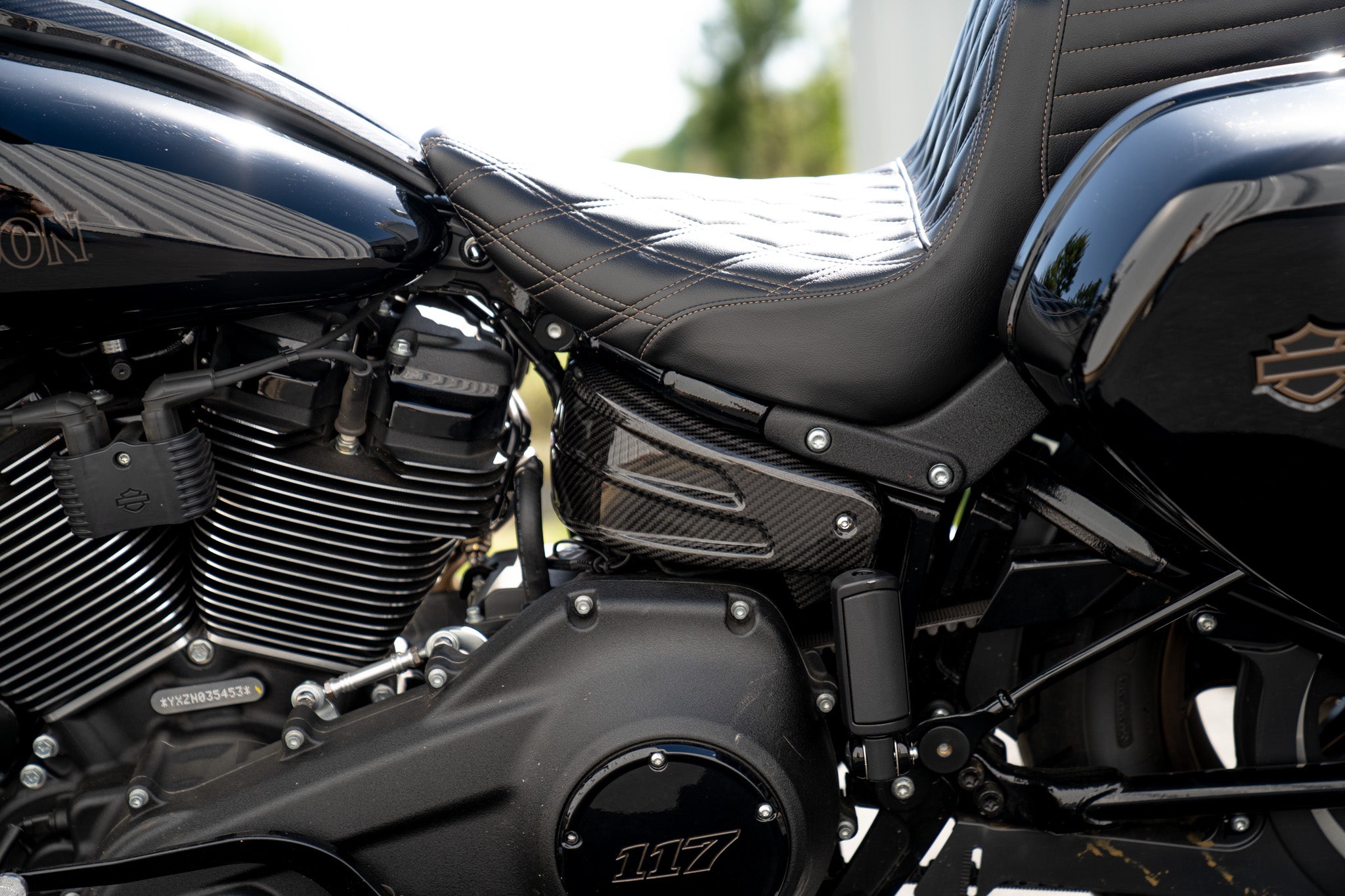 Carbon Fiber Side Covers M8 Softails Models