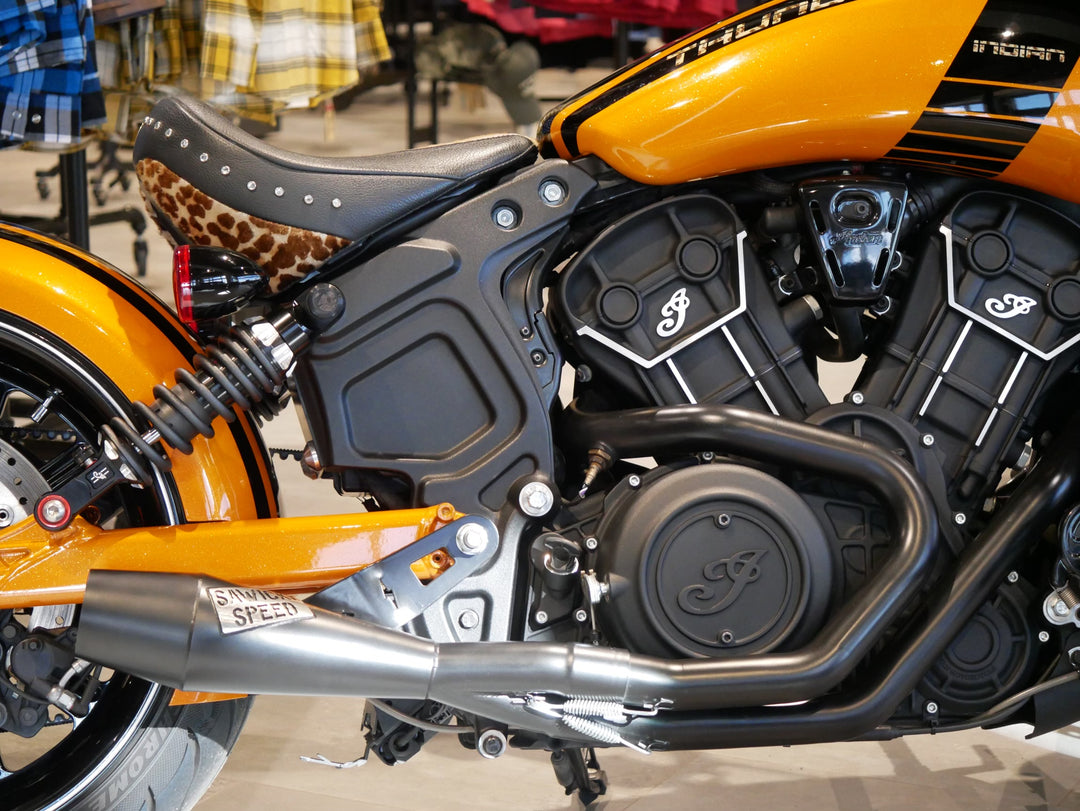 Radical Radius Exhaust Slip On Exhaust Indian Scout Bobber Indian